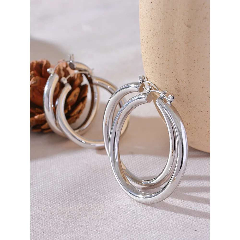 Golden Hoop Earrings