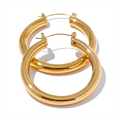 Golden Hoop Earrings